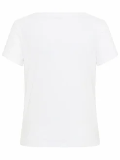 Mustang Shirts & Tops<Damen T-Shirt weiß uni