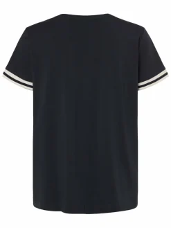 Mey Shirts & Tops<Damen T-Shirt marine weiß uni