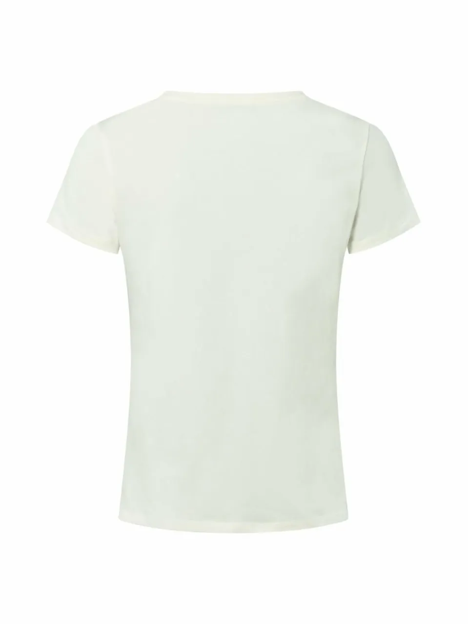 zero Shirts & Tops<Damen T-Shirt ecru braun bedruckt