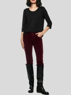 Marc Cain Shirts & Tops<Damen T-Shirt schwarz uni