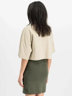 Alpha Industries Shirts & Tops<Damen T-Shirt beige uni