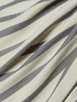 Marie Lund Shirts & Tops<Damen T-Shirt ecru grau gestreift