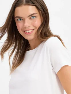 JOOP! Shirts & Tops<Damen T-Shirt weiß uni