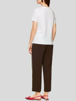 Marc Cain Shirts & Tops<Damen T-Shirt weiß bedruckt