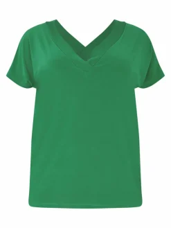 YOEK Shirts & Tops<Damen T-Shirt grün uni