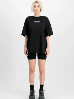 Alpha Industries Shirts & Tops<Damen T-Shirt schwarz bedruckt