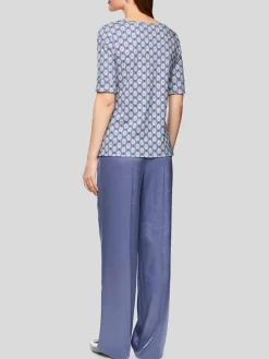 Marc Cain Shirts & Tops<Damen T-Shirt lila bedruckt