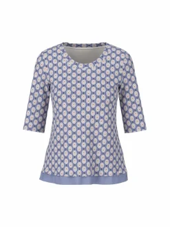 Marc Cain Shirts & Tops<Damen T-Shirt lila bedruckt