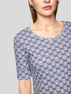 Marc Cain Shirts & Tops<Damen T-Shirt lila bedruckt