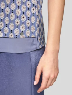 Marc Cain Shirts & Tops<Damen T-Shirt lila bedruckt