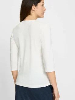 Olsen Shirts & Tops<Damen T-Shirt weiß bedruckt