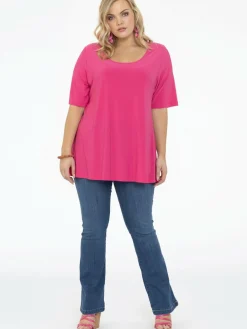 YOEK Shirts & Tops<Damen T-Shirt rosa uni