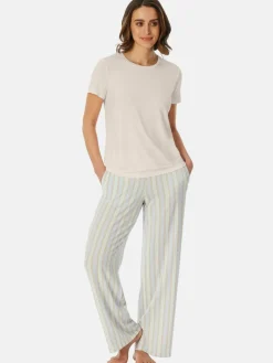 Schiesser Shirts & Tops<Damen T-Shirt - Mix & Relax weiß uni