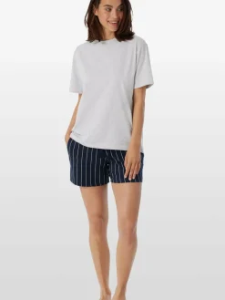 Schiesser Shirts & Tops<Damen T-Shirt - Mix & Relax grau uni