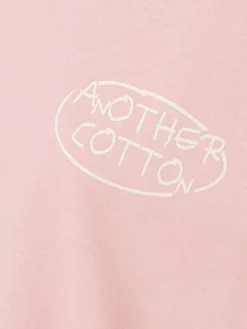 Another Cotton Lab Shirts & Tops<Damen T-Shirt - Good Mood rosa weiß bedruckt
