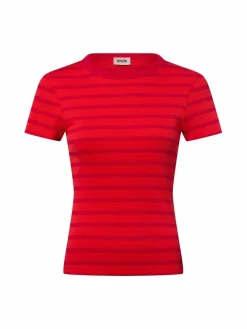 Drykorn Shirts & Tops<Damen T-Shirt - Koale rot himbeer gestreift