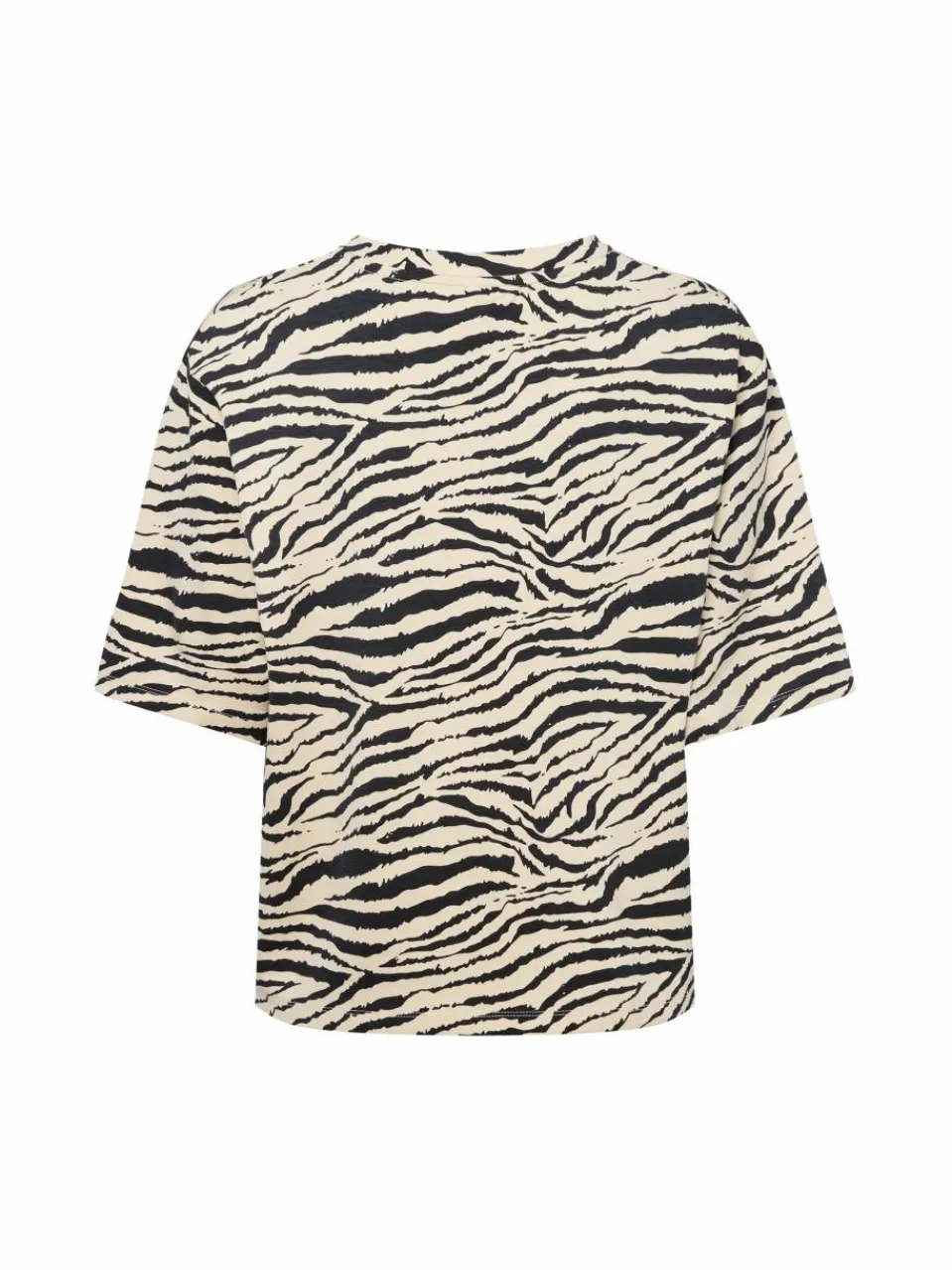 soyaconcept® Sweatshirts & Sweatjacken|Shirts & Tops<Damen T-Shirt - SC-Salome schwarz sand gemustert