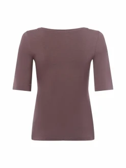 Opus Shirts & Tops<Damen T-Shirt - Serta schoko uni