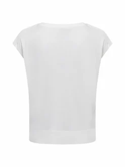 Opus Shirts & Tops<Damen T-Shirt - Sestern weiß uni