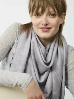 Codello Schals & Tücher<Damen Tuch grau bedruckt