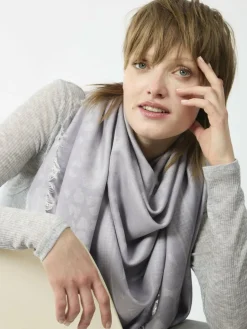 Codello Schals & Tücher<Damen Tuch grau bedruckt