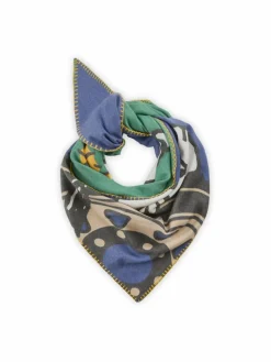 Codello Schals & Tücher<Damen Tuch blau bedruckt