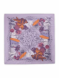 Codello Schals & Tücher<Damen Tuch lila bedruckt