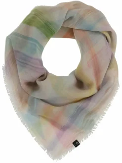 Fraas Schals & Tücher<Damen Tuch lila gemustert