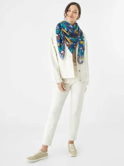 Codello Schals & Tücher<Damen Tuch blau bedruckt