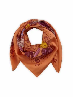 Codello Schals & Tücher<Damen Tuch orange bedruckt