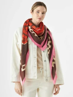 Codello Schals & Tücher<Damen Tuch braun bedruckt
