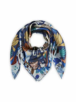 Codello Schals & Tücher<Damen Tuch blau gemustert