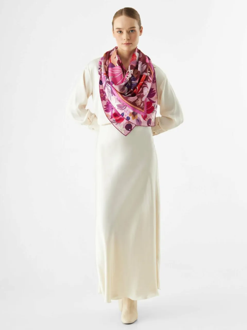 Codello Schals & Tücher<Damen Tuch rot gemustert