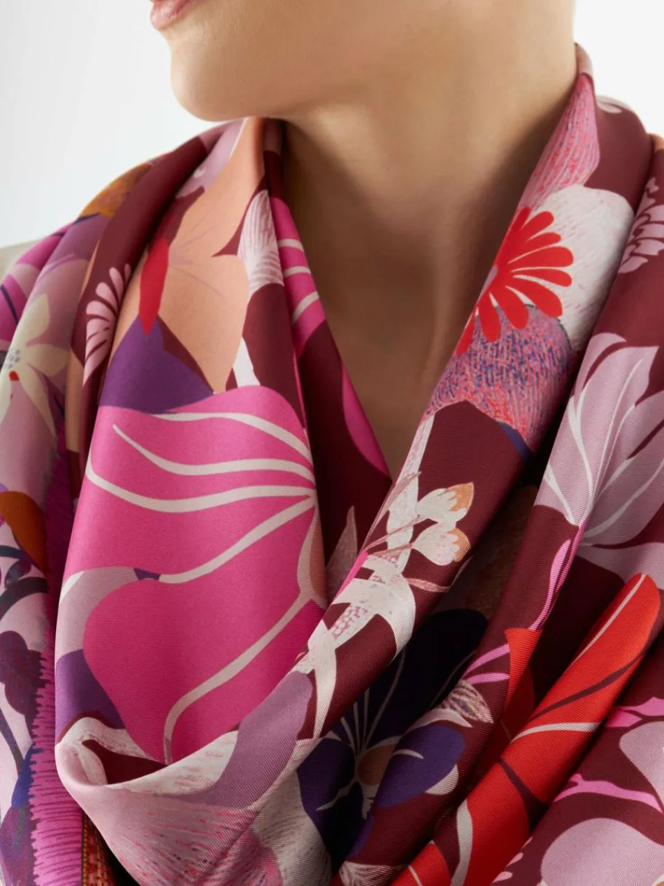 Codello Schals & Tücher<Damen Tuch rot gemustert