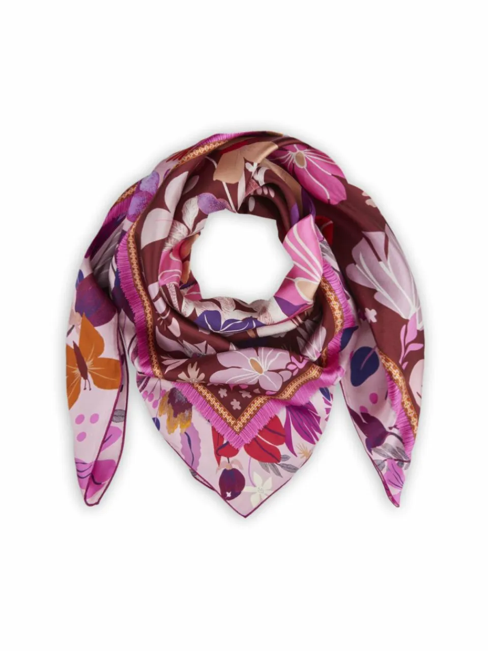 Codello Schals & Tücher<Damen Tuch rot gemustert