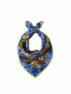 Codello Schals & Tücher<Damen Tuch blau gemustert