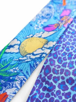 Codello Schals & Tücher<Damen Tuch blau gemustert