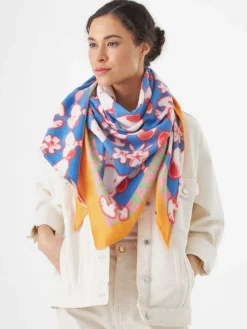 Codello Schals & Tücher<Damen Tuch blau bedruckt