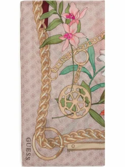 GUESS Schals & Tücher<Damen Tuch altrosa mehrfarbig gemustert