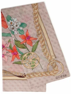 GUESS Schals & Tücher<Damen Tuch altrosa mehrfarbig gemustert