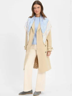 JOOP! Schals & Tücher<Damen Tuch - Ava hellblau weiß gemustert