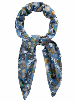 Codello Schals & Tücher<Damen Tuch - PEANUTS blau bedruckt