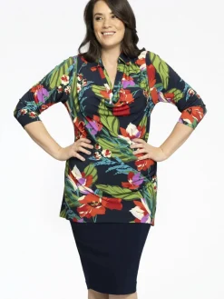 Damen YOEK Blusen>Damen Tunika