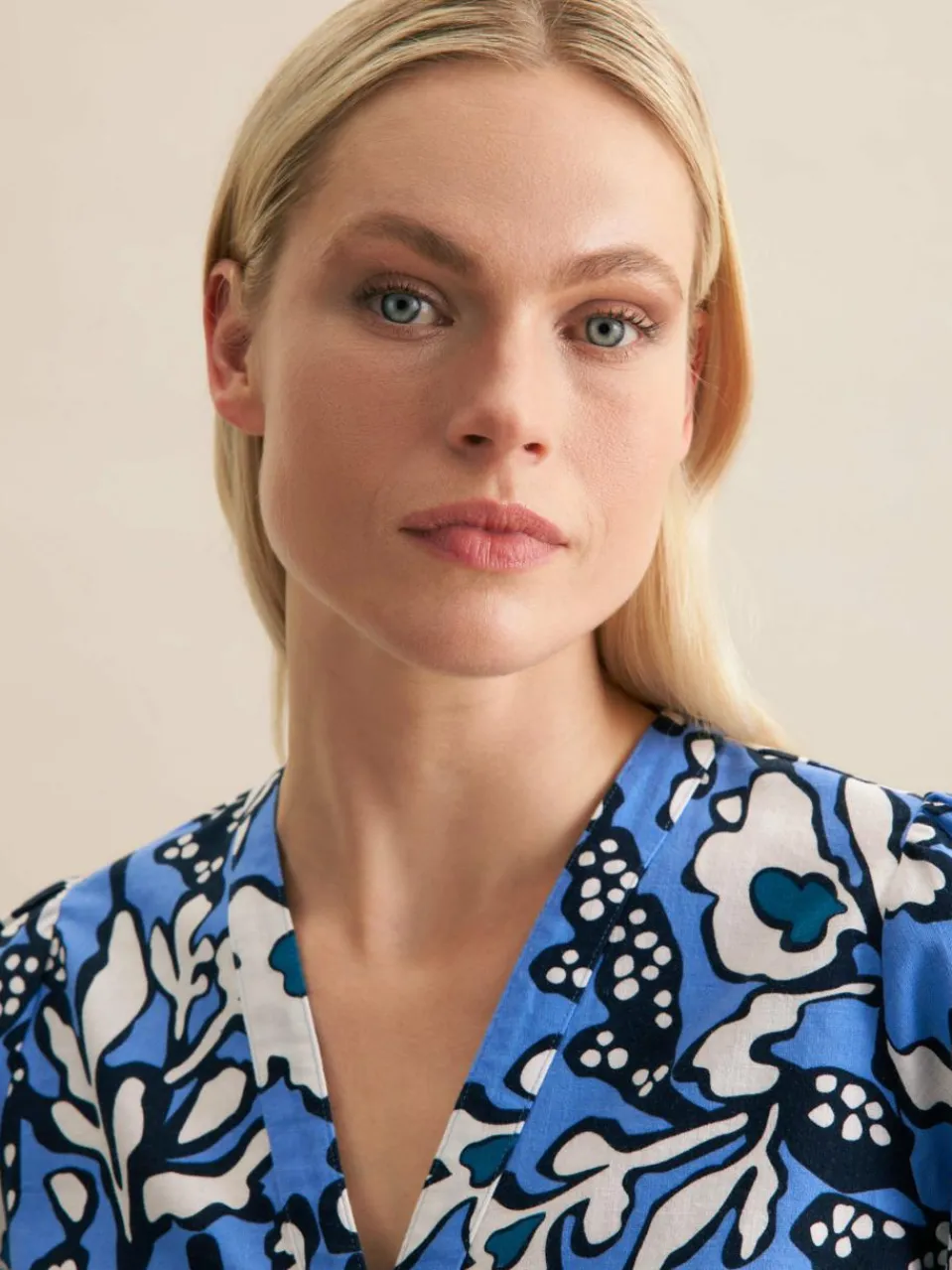 Seidensticker Blusen<Damen Tunika - Druck marine bedruckt