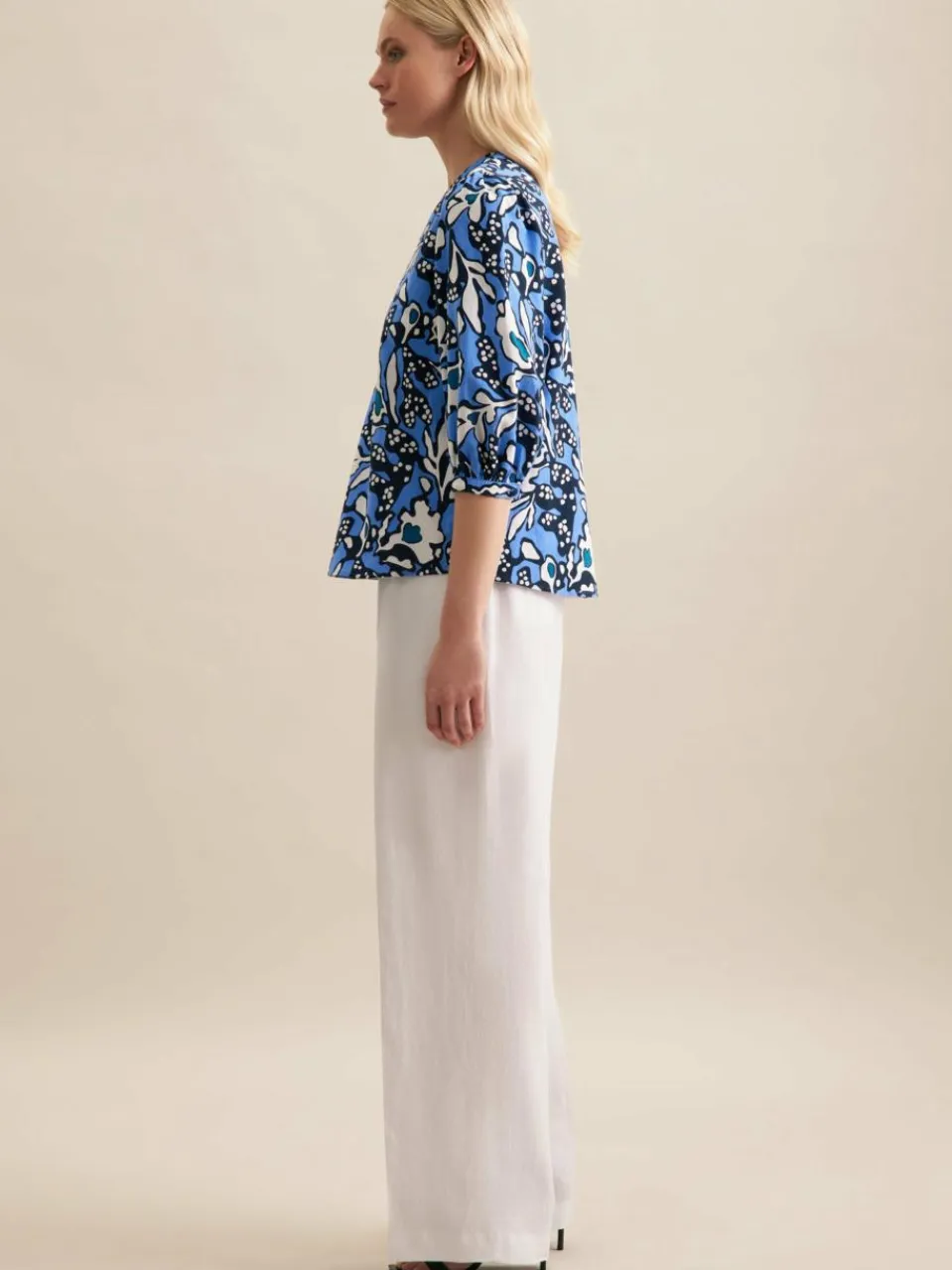 Seidensticker Blusen<Damen Tunika - Druck marine bedruckt