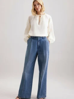 Seidensticker Blusen<Damen Tunika - Uni beige uni