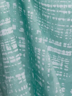 MAERZ Blusen<Damen Tunikabluse mint weiß gemustert