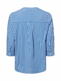 Marie Lund Blusen<Damen Tunikabluse blau weiß gestreift