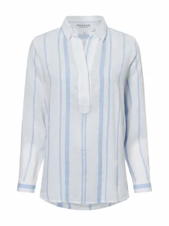 Damen Marie Lund Blusen>Damen Tunikabluse mit Leinen-Anteil