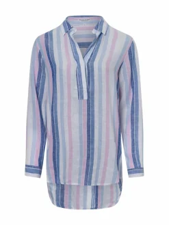 Damen Marie Lund Blusen>Damen Tunikabluse mit Leinen-Anteil